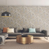 Ohpopsi Laid Bare Twisted Geo Wallpaper Stone