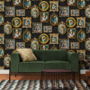Holden Décor Regal Beasts Charcoal Wallpaper