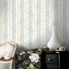 Holden Décor Foliage Stripe Neutral / Blue Wallpaper