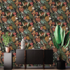 Holden Decor Wonderland Wallpaper Black