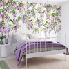 Ohpopsi Icon Trailing Wisteria Wall Mural Amethyst