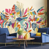 Ohpopsi Icon Abstract Tropic Wall Mural Noir Pop