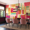 Ohpopsi Icon Kujenga Wall Mural Ruby