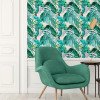 Ohpopsi Wild Palmera Wallpaper Turquoise