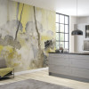 Ohpopsi Seasons Forest Wall Mural Sandstone & Lemon