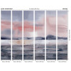 Ohpopsi Seasons Sunset Wall Mural Inky Blush