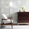 Natural Opalescence Stone Kaleidoscope Wallpaper Blue