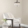 Natural Opalescence Stretched Hexagons Wallpaper Beige