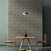 Ohpopsi Glasshouse Flora Ditsy Wallpaper Midnight
