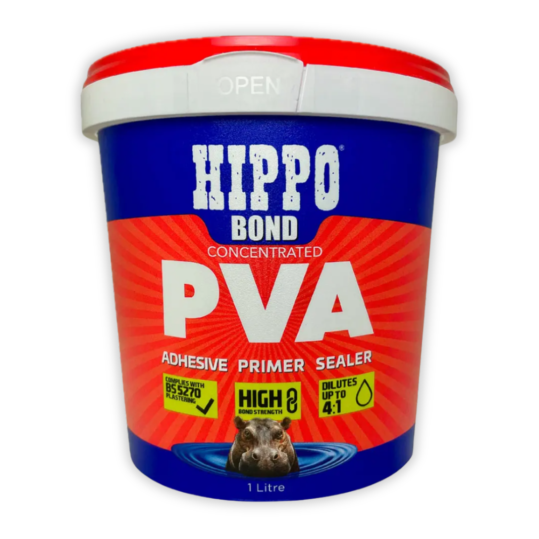 Decorating Supplies Direct - Hippo Bond PVA Adhesive, Primer & Sealer 1L